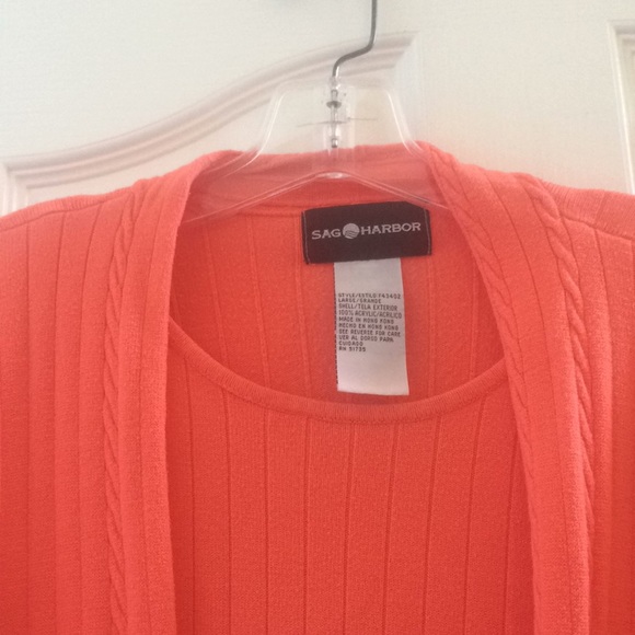 FINAL MARKDOWN Ladies sag harbor top one piece two piece look lrg - Picture 3 of 5